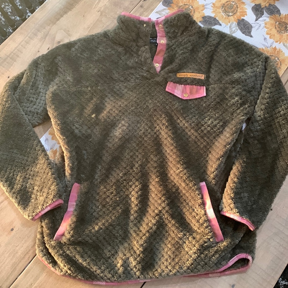Simply Southern fleece pullover